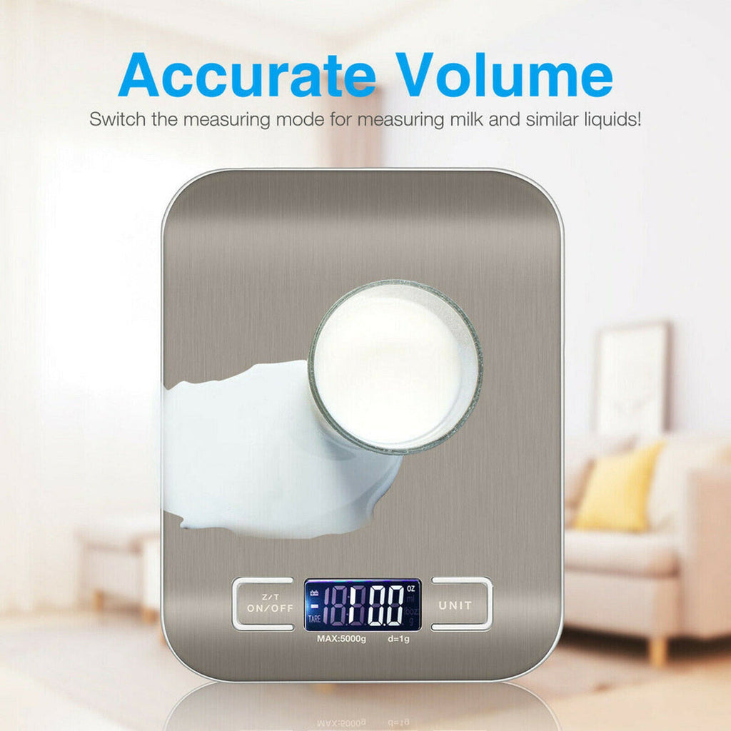 Precision Digital Kitchen Scale 5KG/1g – Multifunction Food, Diet & Postal Weighing Machine with LCD Display